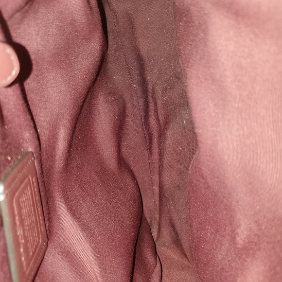 Red coach backpack - Picture 4 of 9